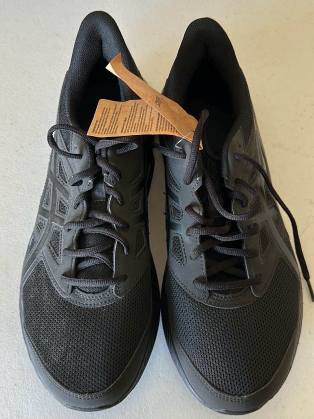 Asics Black Men's Athletic Running Shoes